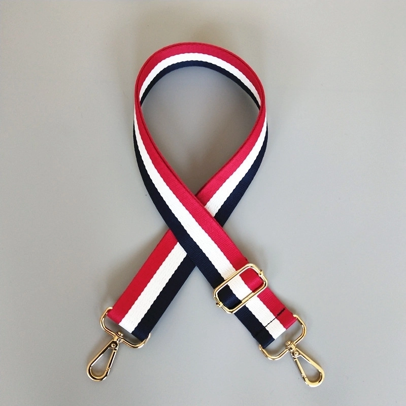 Purse Accessories Bag Strap New Striped Color Long Shoulder Strap Adjustable One Shoulder Crossbody Strap Anti-gravity Shoulder Strap