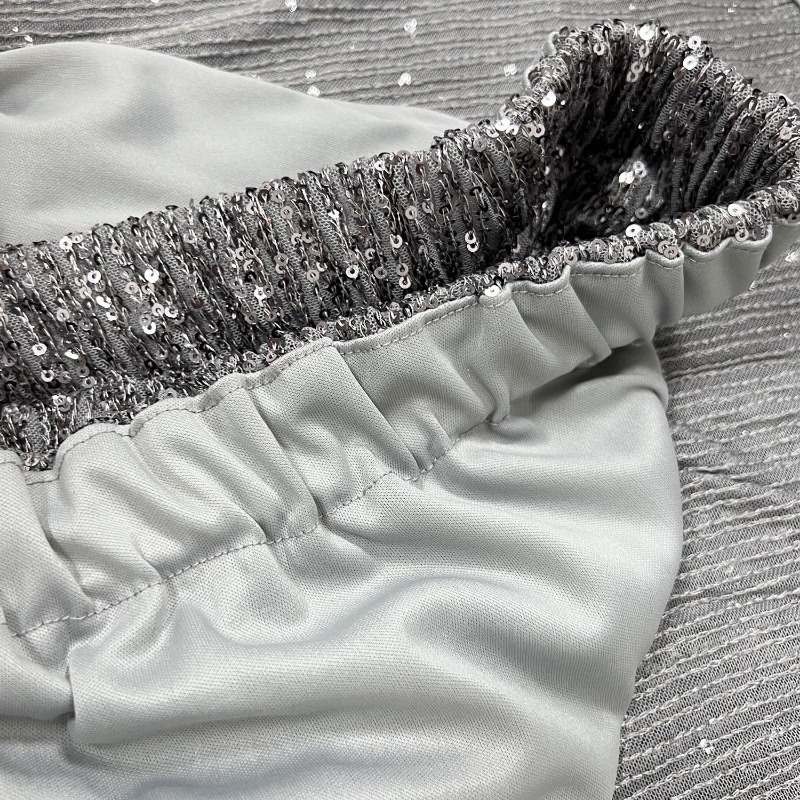 Ootddress Sequin Female Sexy Maxi Skirt Summer Fashion Glitter High Waist Loose Elegant Club Long Skirt Sparkle Women Long Skirt New
