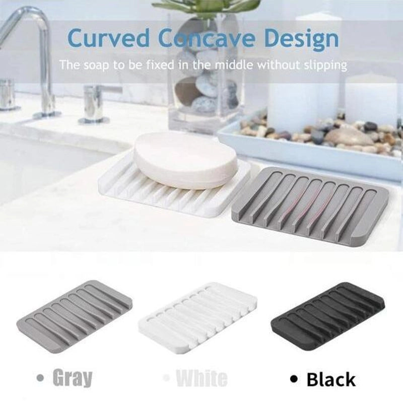 Casual Solid Color Tpr Soap Dish