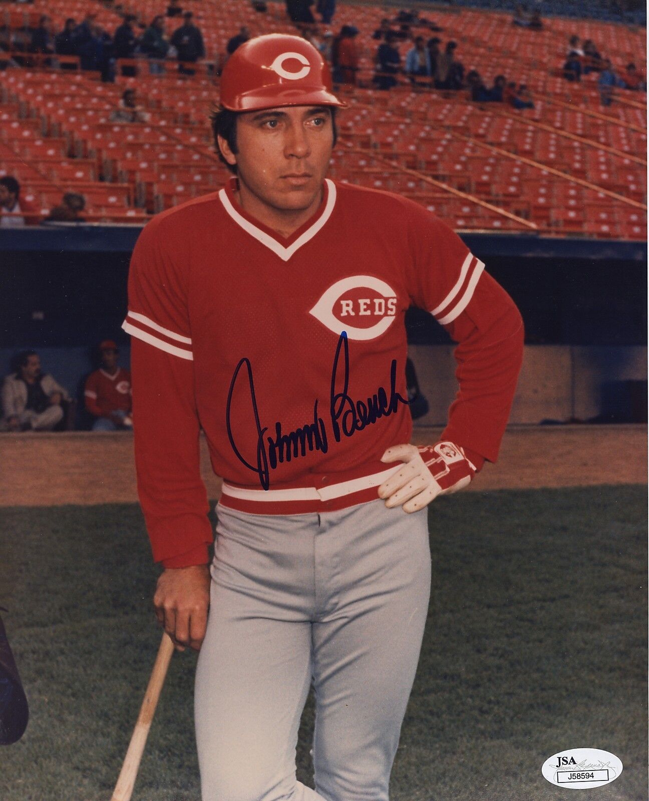 Johnny Bench 8x10 Signed Autograph Auto JSA Authenticated Reds