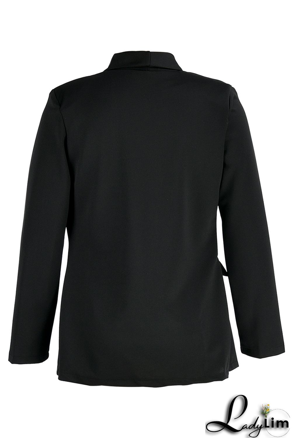 Green Fashion Casual Solid Patchwork Cardigan Turn-back Collar Outerwear