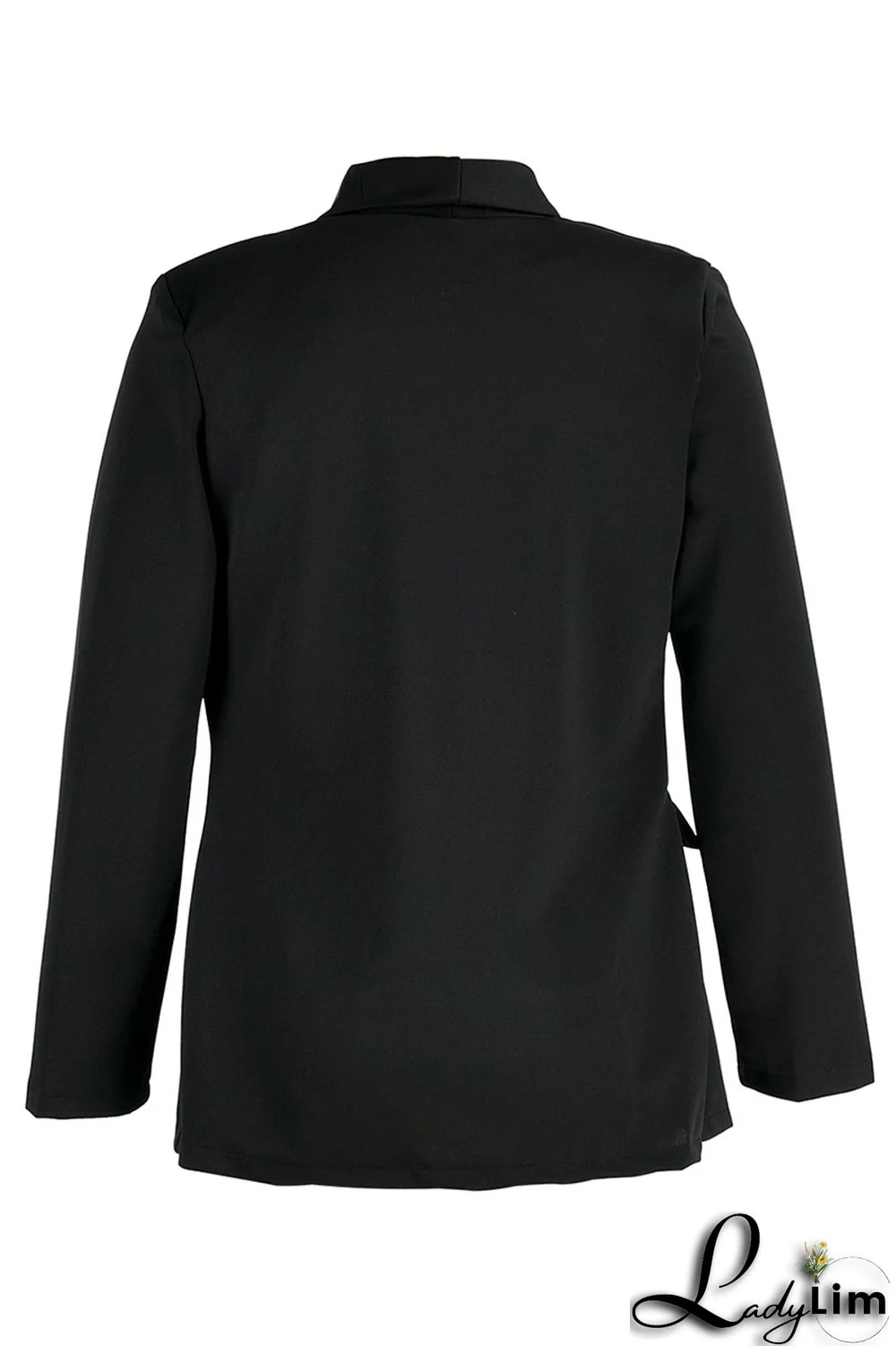 Green Fashion Casual Solid Patchwork Cardigan Turn-back Collar Outerwear