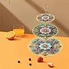 Diamond Painting Classical Flower Acrylic Three-Layer Tray Dinner Plate