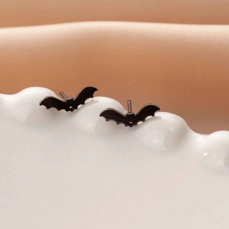 1 Pair Cute Minimalist Dog Cat Flower Polishing Hollow Out 304 Stainless Steel 18K Gold Plated Ear Studs