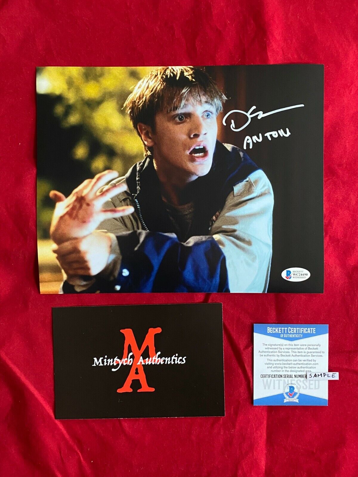 DEVON SAWA AUTOGRAPHED SIGNED 8x10 Photo Poster painting! IDLE HANDS! BECKETT COA! HORROR COMEDY