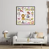 Lion Girl-14CT Stamped Cross Stitch Egyptian Cotton 30*30cm/11.81*11.81in