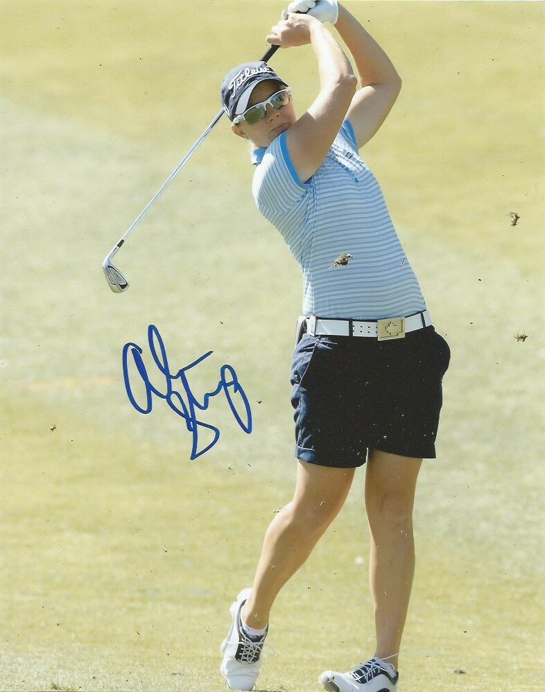 LPGA Alena Sharp Autographed Signed 8x10 Photo Poster painting COA AA