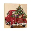 (30x30cm)Xmas Truck DIY Pearl Painting Art Kits With Inner Frame Pearl Gem Paintings Picture Arts Craft for Adults Beginners Home Wall Decor