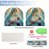 (US Only)Mary DIY Diamond Painting Napkin Holder Kit Unique Gift for Friends Family