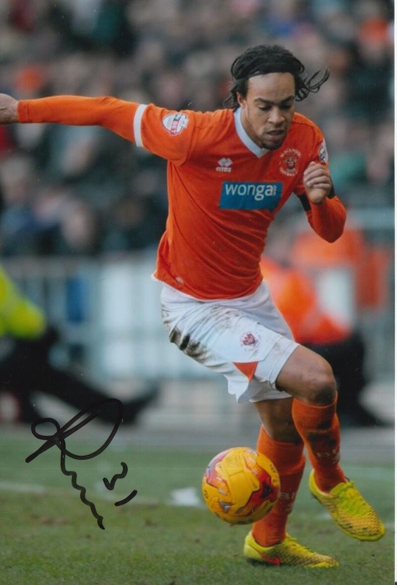 BLACKPOOL HAND SIGNED CHARLES DUNNE 6X4 Photo Poster painting 3.