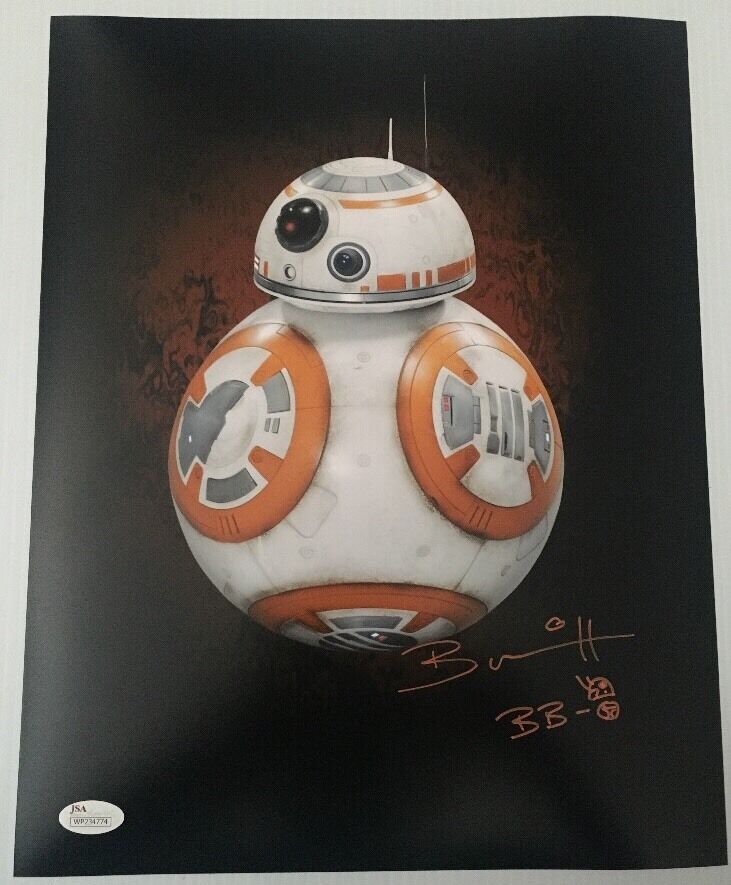 Brian Herring Signed Autographed BB-8 11x14 Photo Poster painting Star Wars JSA WITNESS COA