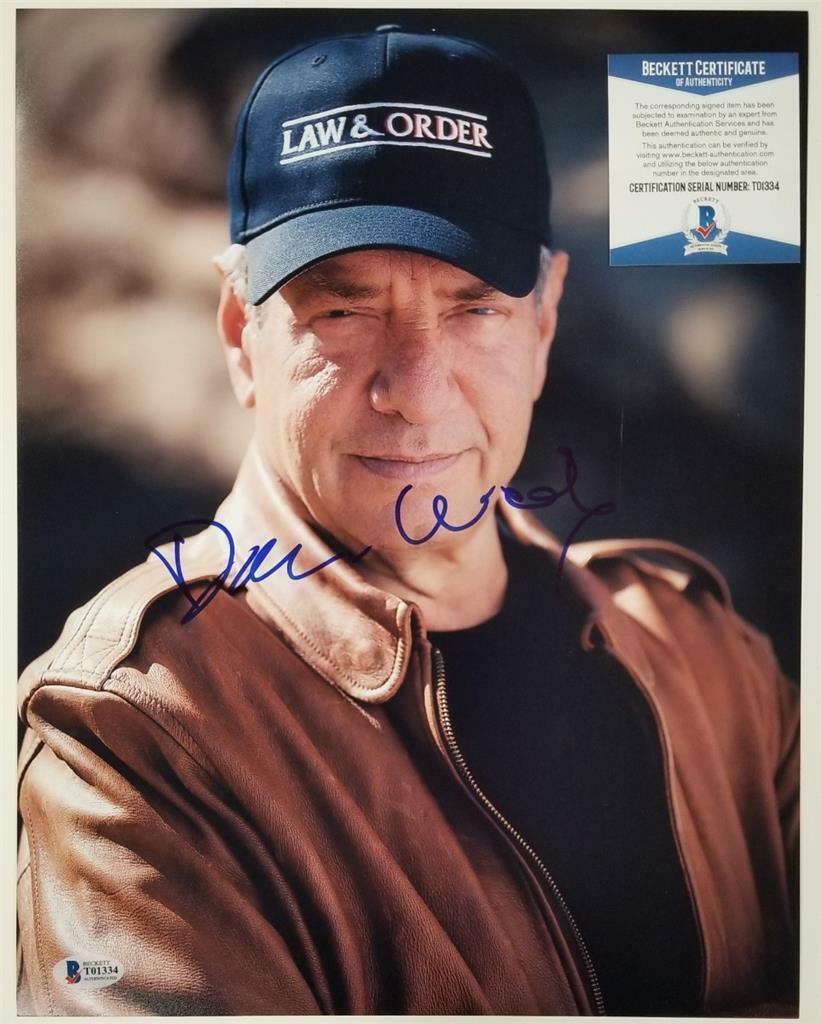 Dick Wolf signed Law and Order 11x14 Photo Poster painting Autograph (D) ~ Beckett BAS COA