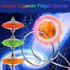 Luminous Hand-cranked Magnetic Track Magic Gyroscope