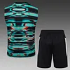 2025 Portugal Pre-Match Training Black Vest+Shorts Football1:1 Thai Quality