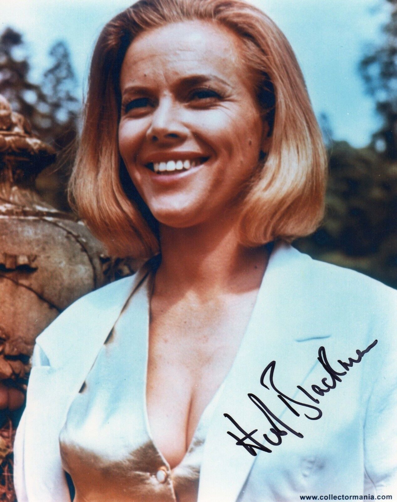 HONOR BLACKMAN AUTOGRAPH, Deceased THE AVENGERS, GOLDFINGER, JAMES BOND