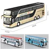 Double-Decker Bus Model, 1:32 Electric Bus Model Toy