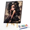  Paint By Number - Oil Painting - Cool Girl(40*50cm)、[Everydayedeals]
