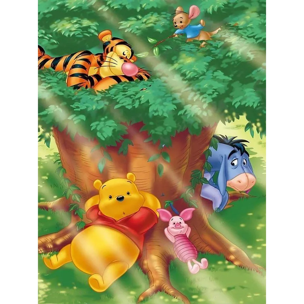 Full Round Diamond Painting 30*40cm - Winnie The Pooh