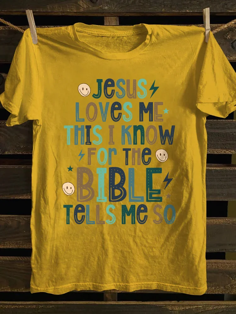 Jesus Loves Me Biblical Toddler T-shirt