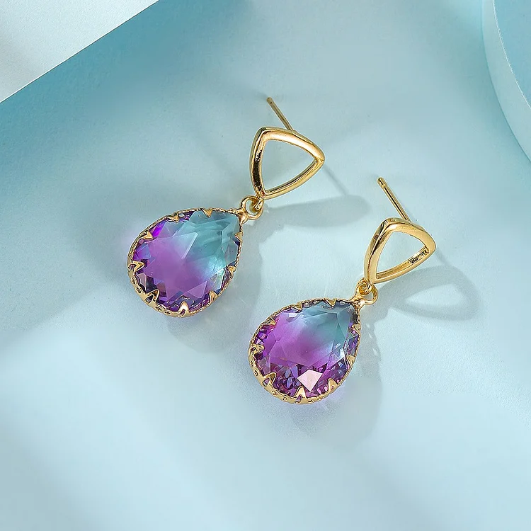 Gradient Droplet Earrings