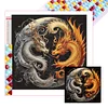 Diamond Painting-DIY Full Square Drill Dragon(45*45 CM)