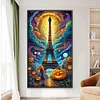 Paris Tower Halloween-Full Round Diamond Painting( 40x70cm)