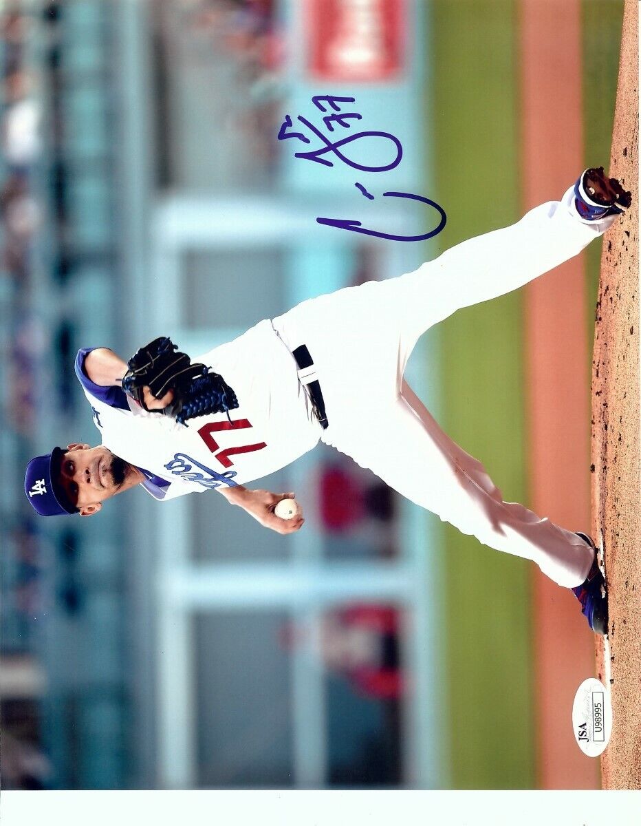 Carlos Frias Signed Autographed 8X10 Photo Poster painting Los Angeles Dodgers Home JSA U98995