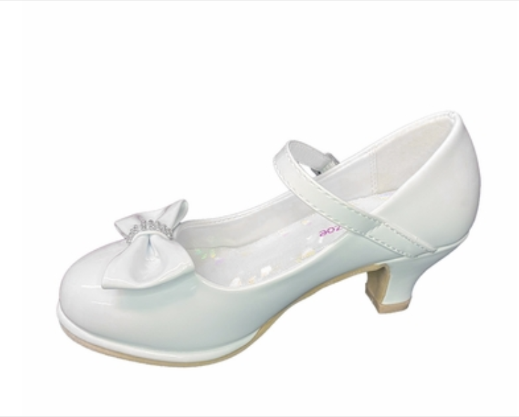 White Low Heel Mary Jane Shoes Vdcoo