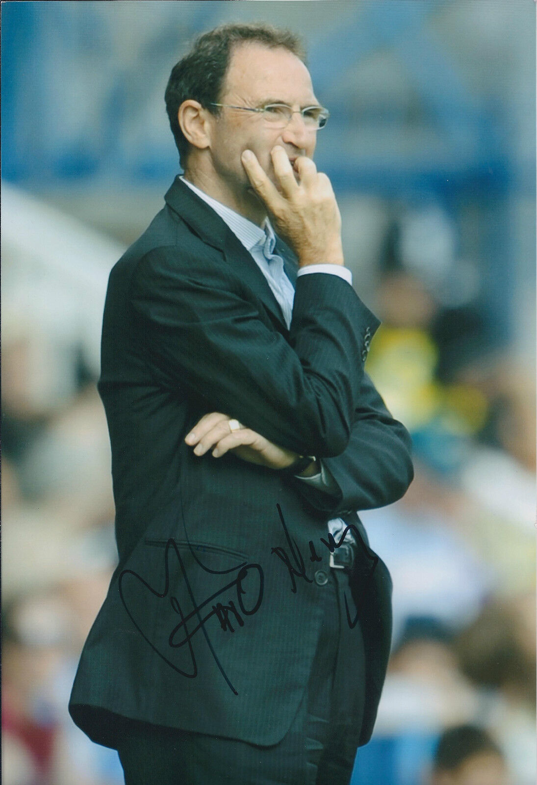 Martin O'NEIL SIGNED COA Autograph 12x8 Photo Poster painting AFTAL Republic of Ireland Manager