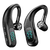 BT6.0 Wireless HD Sound Headphones with Ear Hook In-Ear Sports Headphones Type-C Charging Single Business Earplugs for Business Meeting Lecture