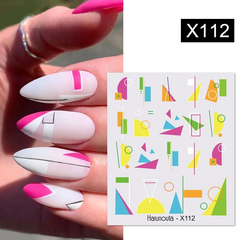 Dandelion Flower 3D Nail Stickers Women Face Abstract Butterfly Image Sexy Girl Christmas Slider Design Polish Nails Art Decals-Nail Inspo