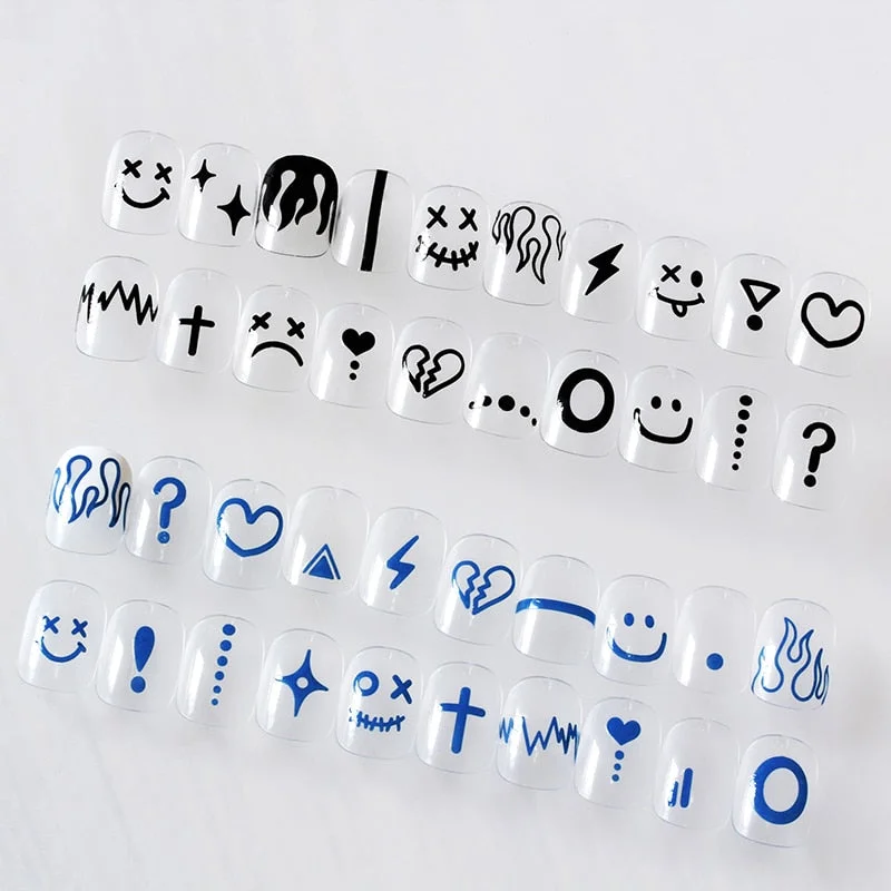 Yellow Smiles Sun and Moon Clouds High Quality 3D Engraved Nail Stickers Nail Art Decorations Nail Decals Design-Nail Inspo