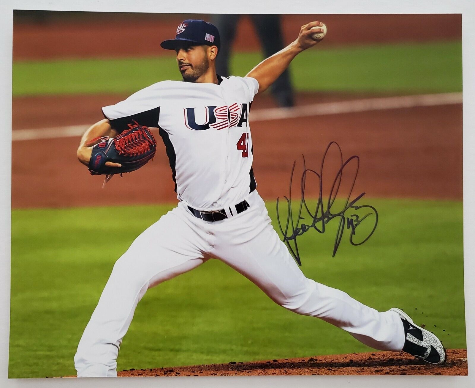 Gio Gonzales Signed 8x10 Photo Poster painting MLB Team USA Washington Nationals RAD