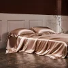 【BUY 2 FREE SHIPPING】25 Momme Luxury Pure Mulberry Silk Bedding Set of 4（1x Quilt Cover + 1x Bedsheet + 2x Pillowcases）