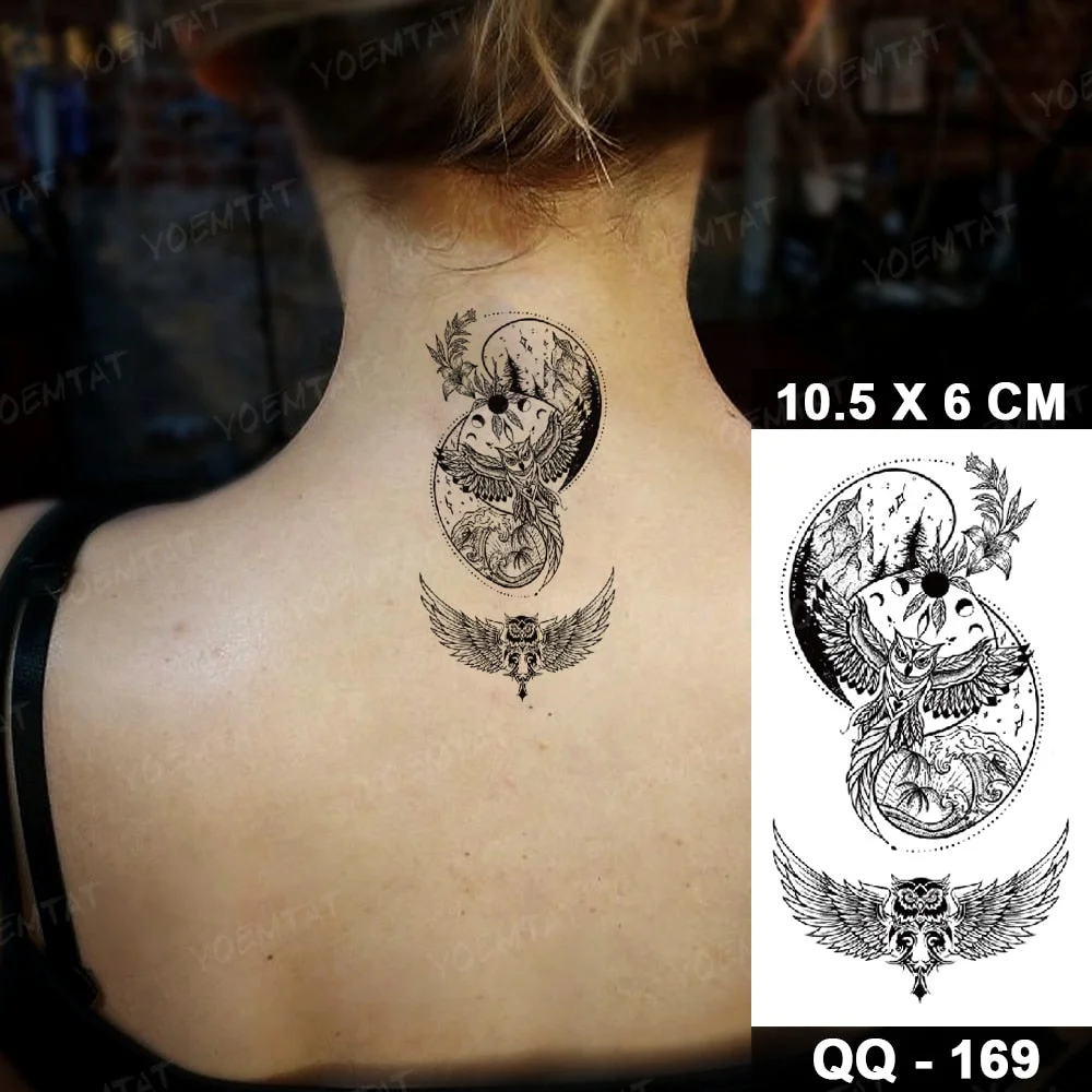 Transfer Temporary Tattoo Stickers Butterfly Flower Realistic Sexy Flash Tatoo Women Men Arm Waist Line Body Art Fake Tatto Cool