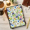 Flowers 5D DIY Diamond Art Painting Notebook Kit 50 Pages A5 Rhinestone Art Painting Notebook Kit for Adults Beginners Holiday Birthday Gift