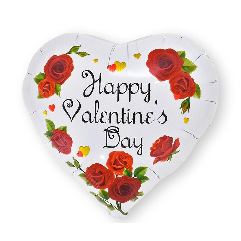 Vacation Minimalist Heart Shape Aluminum Film Travel Daily Balloons