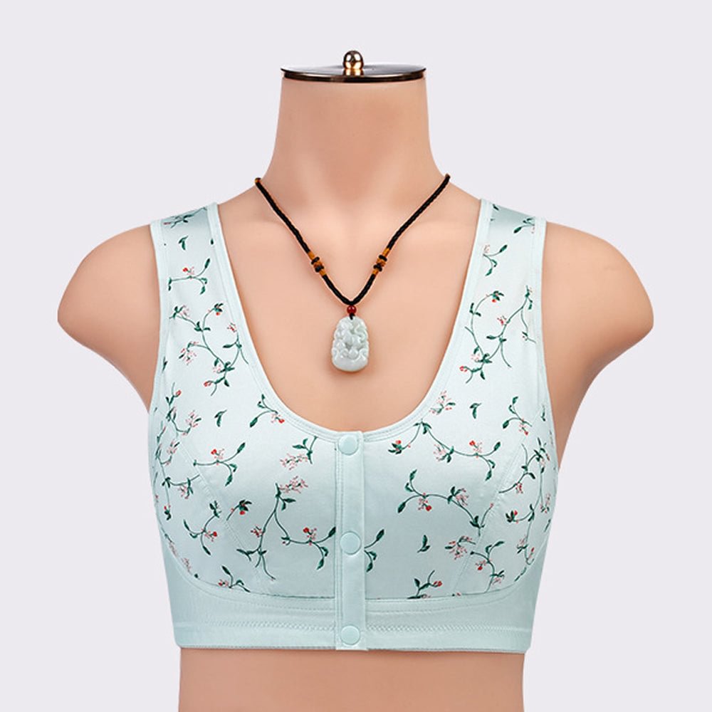 Shecustom™ Front-opening floral vest-style underwear