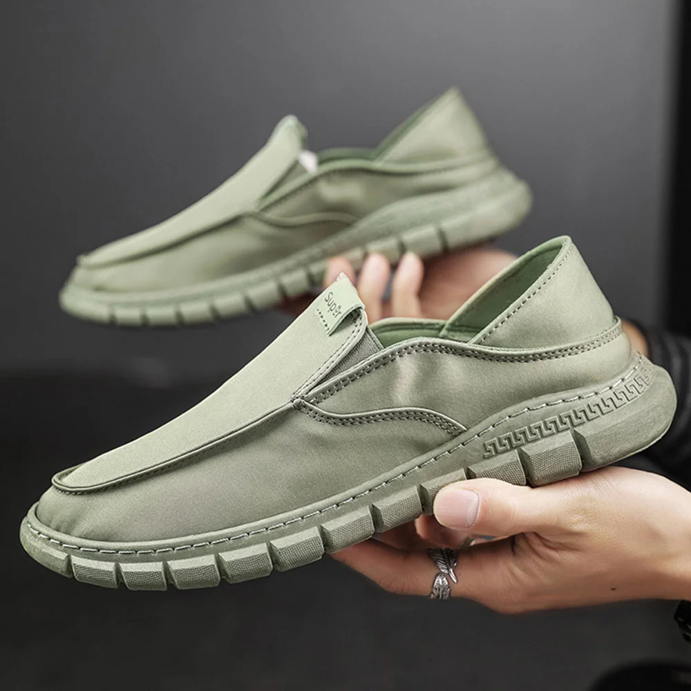 Smiledeer New Men's Fashion Breathable Slip On Men's Shoes