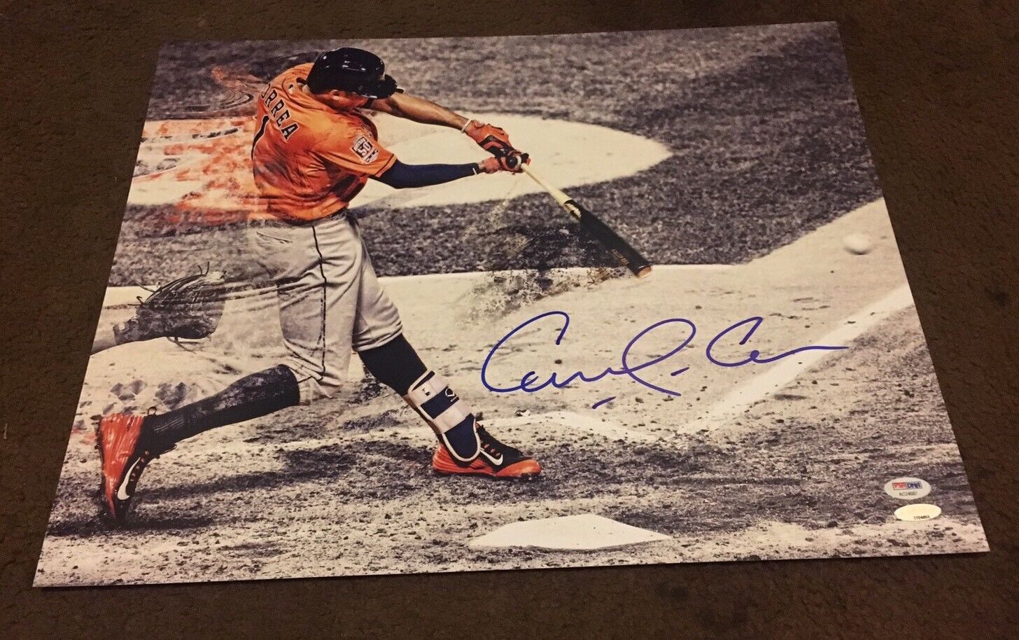 Carlos Correa Signed Autographed 16x20 Photo Poster painting Houston Astros PSA/DNA Tristar COA2