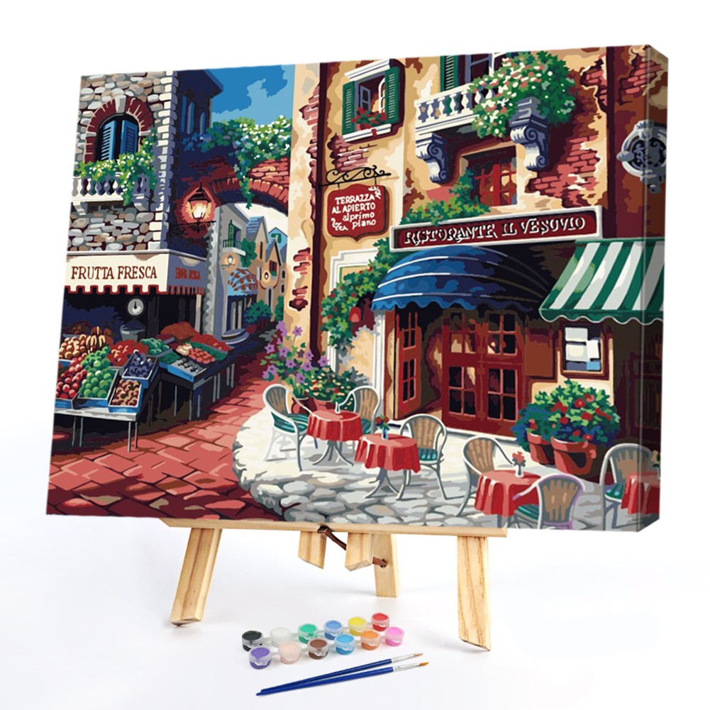 

40*50CM Paint By Numbers-Town, 501 Original