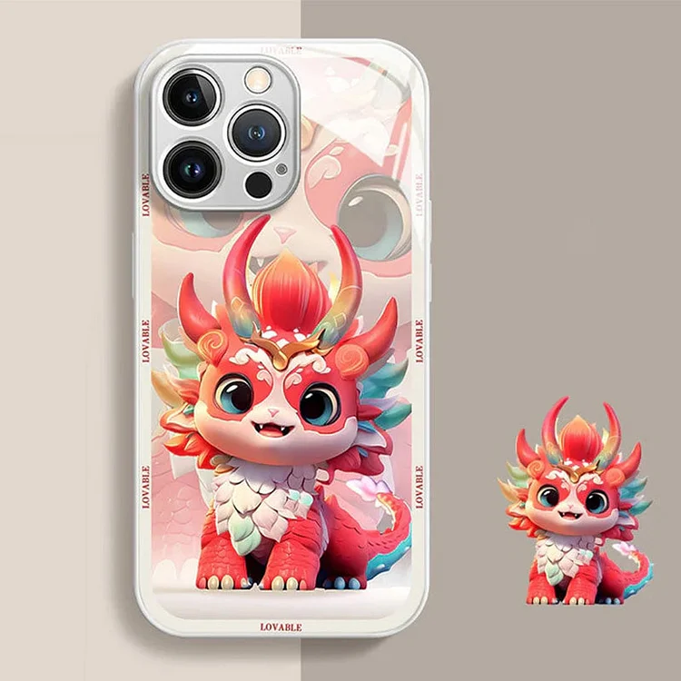 New Year Fortune - Colourful Lucky Dragon Phone Case for iPhone Series