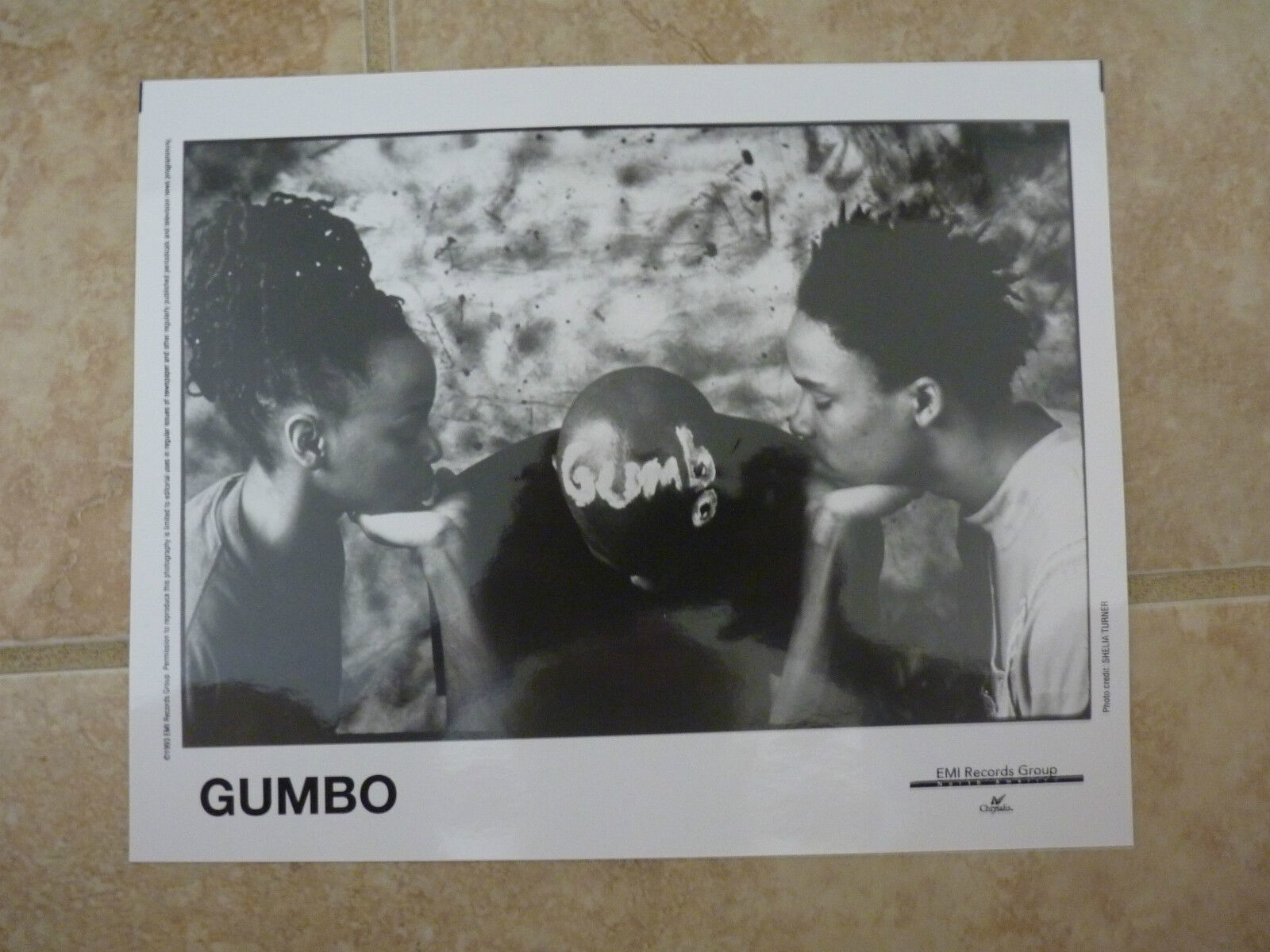 Arrested Development Gumbo B&W 8x10 Photo Poster painting Music Promo