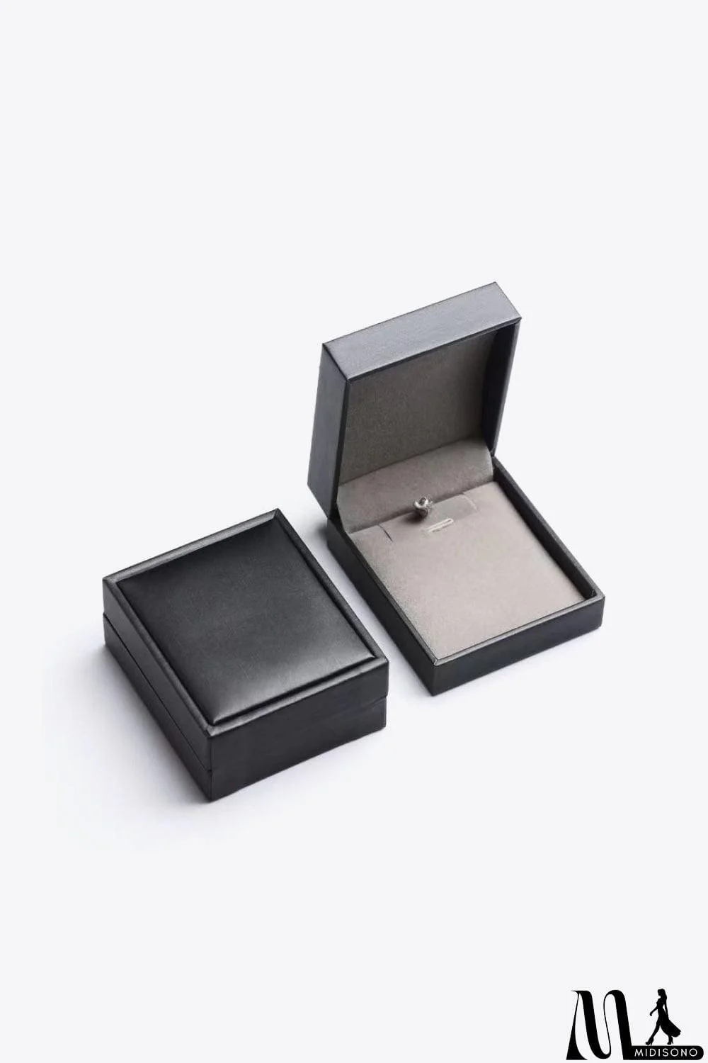 MidiSono - 925 Sterling Silver 1 Carat Moissanite Chain-Link Necklace