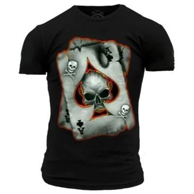 Mens casual outdoor printed T-shirt