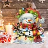 Acryl Weihnachten Schneemann schütteln Kopf - 5d DIY Handwerk Ornament