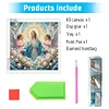 (40*40cm)Angel Virgin Mary - Crystal Rhinestone Diamond Painting