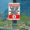 No Trespassing - Vintage Metal Signs - 20*30cm/30*40cm - Warning
