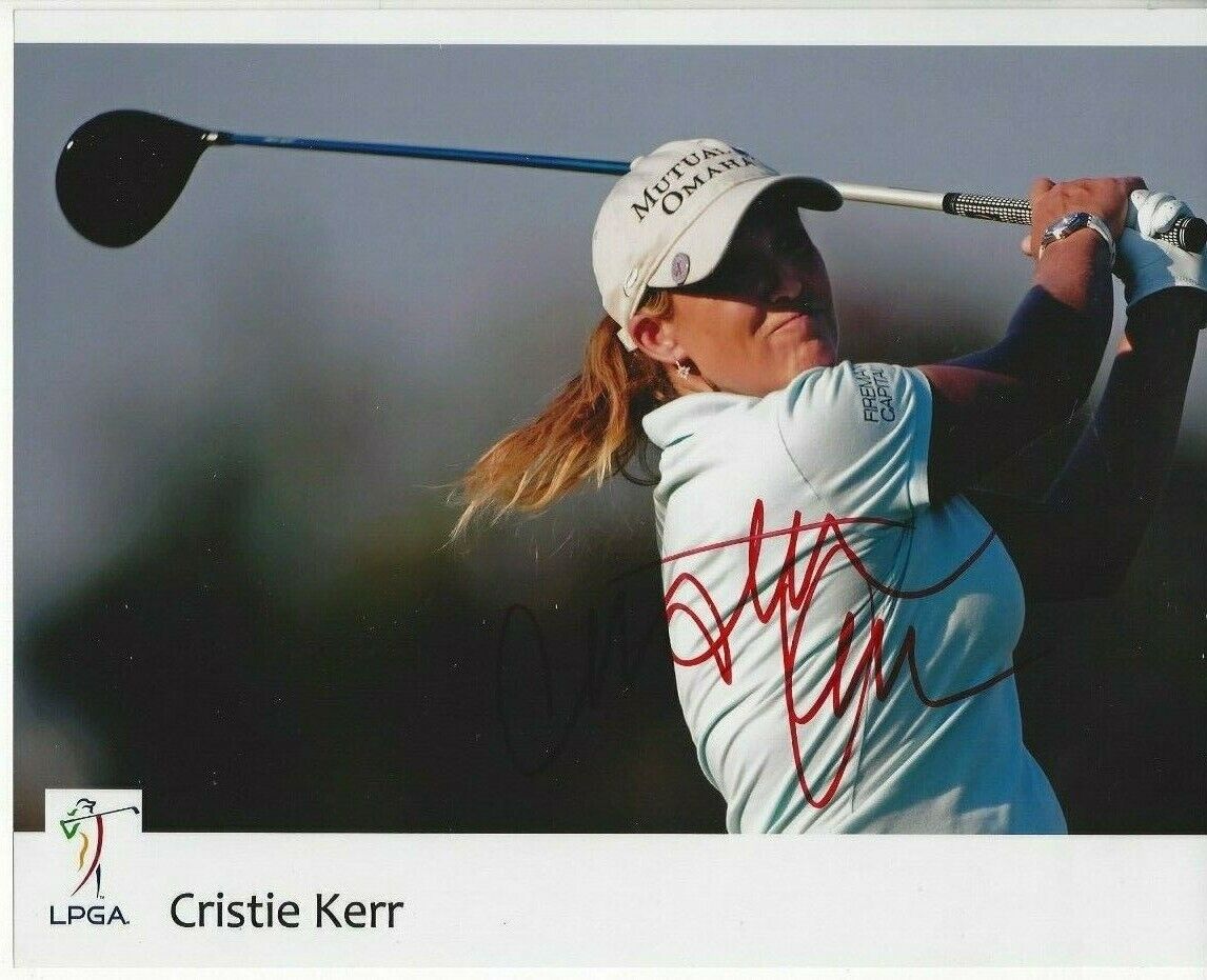 Cristie Kerr Autographed 8x10 LPGAC735