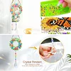 2pcs Easter Egg Wreath Diamond Painting Double-sided Crystal Window Suncatcher Craft Set Birthday Gifts Home Garden Decor Hanging Kit
